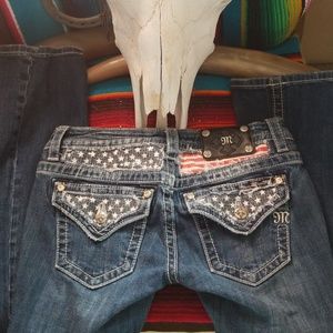 27 inseam 34 American flag miss mes